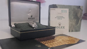 Rolex Oyster lady perpetual datejust acciaio con scatola e garanzia