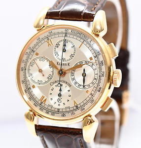 Original Chronoswiss Klassik Chronograph 750er Rosegold aus ca. 1994