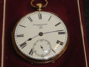 BARRAUD & LUNDS LONDON KW/KS FUSEE, 3/4 PLATE, RACK & LEVER ESCAPEMENT