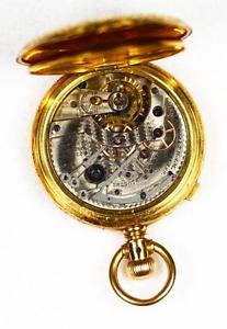 18K - AWWC GRADE 1884 13j CHRONOGRAPH - GOOD RUNNING