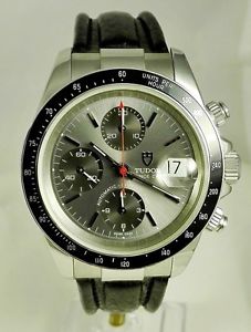 TUDOR BY ROLEX PRINCE DATE 79260 TRANSITIONAL AUTOMATIC CHRONOGRAPH 1 Y WARRANTY