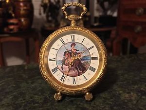 Vintage V. Bueche Girod Musical Pocket Watch 17 Jewels Charles Reuge Switzerland
