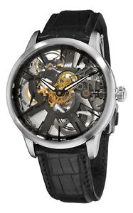 Maurice Lacroix Skeleton MP7138 Luxury Leather Manual Men's Watch