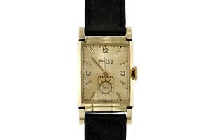 Watch Manual wind GRUEN Model CURVEX gold 14 kt. Box Original Years 30
