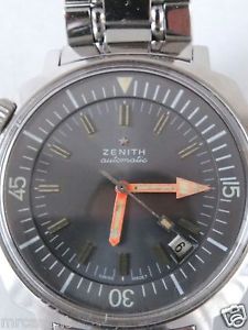 ZENITH SUB SEA DEFY AUTOMATIC SUPER 70'S RARE VINTAGE MINT WATCH OROLOGIO A3635