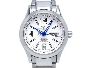Pre-Owned BALL Engineer Master NM1020C Men's Ltd Ed 999 White Automatic Watch,MD
