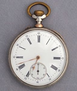Vintage UNIQUE Silver Audemars Piguet Pocket Watch Royal Gift Swiss Made