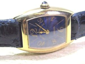 FRANK MULLER GENEVE LADY 18K GOLD QUARTZ QZ 2500 NICE