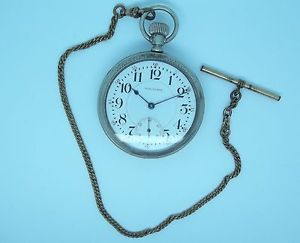 16s 21j Waltham Watch Co. Rare Crescent Street Salesman Lever Set Pocket Watch