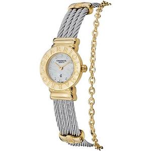 CHARRIOL DAMEN 20MM SILBER ËDELSTAHL ARMBAND & GEHÄUSE UHR ST20CY1.520.RO004