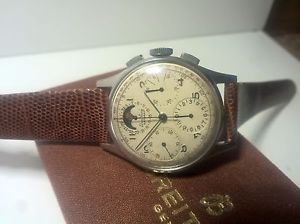 ULTRA RARE VINTAGE BREITLING DATORA 799 MOONPHASES CHRONOGRAPH