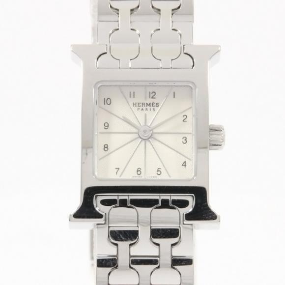 Used[B] Watch Hermes HH1.110 H Watch Quartz Silver Arabic F6C