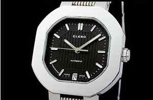 Auth CLERC 9802 SS Auto Men's Watch(S Z2051)