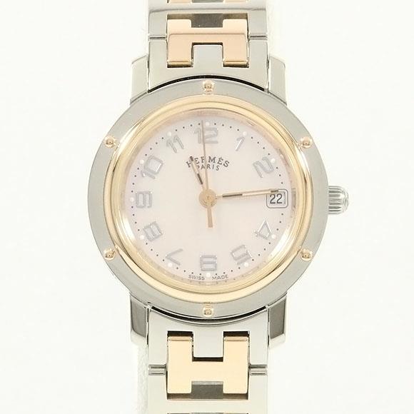 Used[B] Watch Hermes CL4.221 Clipper nacres PG Combi Quartz Z4M