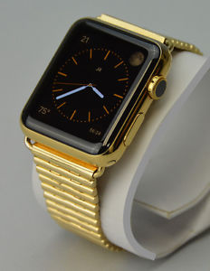 SOLID 18K GOLD BRACELET * Custom-Made * For gold 'Edition’ Apple iWatch