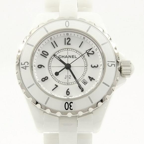 Used[B] Watch Chanel H0968 J12 33mm ceramic Quartz White Arabic R5S
