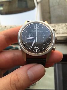 Bell & Ross 126 Vintage Automatic Chronograph Watch With Box And Manual