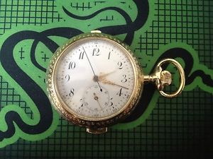 HIGH GRADE repeater chronograph pocket watch 50 mm working