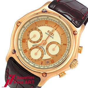 EBEL LE MODULOR 18k Roségold- Chronograph/Automatik Ref:5137241 LB/Faltschliesse