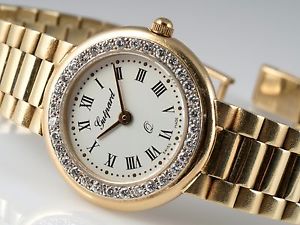 GUÉPARD DAMEN ARMBAND UHR mit 0,48 Karat BRILLANTEN / 585 GOLD / SCHWEIZ