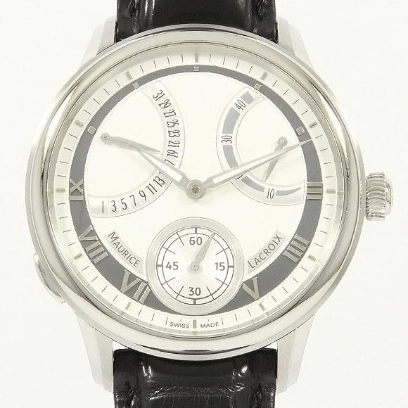 Used[B] Watch Maurice Lacroix MP7268-SS001-110 Masterpiece Silver Black F9U