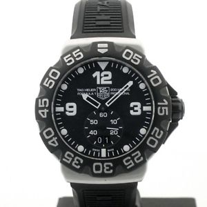 Auth TAGHeuer Formula 1 Grand Date Men's Quartz SS&Rubber 153834