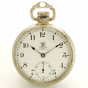 Rare Ball Watch Co. B. R. T. Railroad Pocket Watch 19-Jewel 16-Size Case CA1907