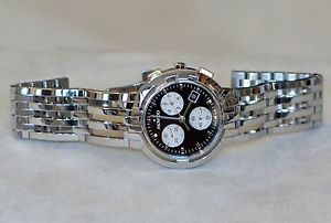 Mens Movado Esperanza chronograph 84 c5 1895 Stainless steel swiss Watch