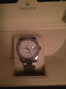 Rolex Oyster Perpetual Date Ref 115200, Acciaio, con scatola/documenti/garanzia