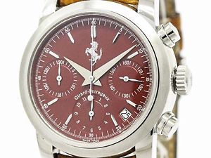 Polished GIRARD PERREGAUX Ferrari Chronograph Automatic Watch 8020 (BF099868)