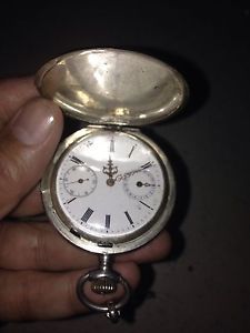 Repeater Pocket Watch Silver