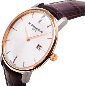Frédérique Constant Slimline men´s automatic Titanium/solid gold FC-306V4STZ9