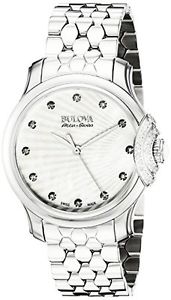Bulova Corporation 63R147 Accu Swiss Womens Diamond Watch