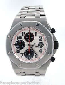 Audemars Piguet Royal Oak Offshore Steel Silver Themes Panda Bracelet and Strap