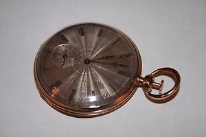 Rare Early 1800s French Quarter Hour Repeater Pocketwatch. 47MM  Works Correctly