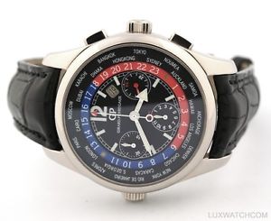 GIRARD PERREGAUX WW.TC WORLD TIMER CHRONOGRAPH 18K WHITE GOLD  49800-53-654-BA6D