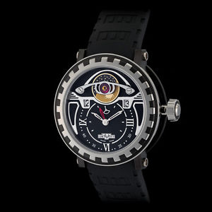 DeWitt Titanium PVD Gold Academia Triple Complication GMT Day Night. New