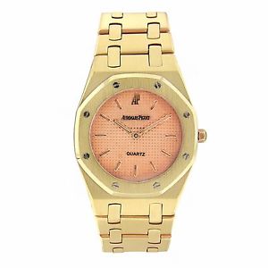 AP AUDEMARS PIGUET ROYAL OAK 18K SOLID YELLOW GOLD QUARTZ LADIES WATCH
