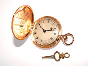 BOVET Fusee Ladies POCKET WATCH 14K Full-Hunter by Anton Krif Wien 1832
