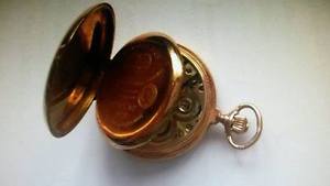 antique gold pocket watch made in Swiss HENRY 1899