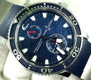 Ulysse Nardin Marine Blue Surf limited Edition Gold SS automatic watch