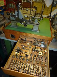 WATCHMAKERS BERGEON LATHE MODEL 50 - COMPLETE