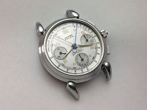 Vintage NOS 80's Venus 185 Rattrapante Chronograph Telda Watch Medical
