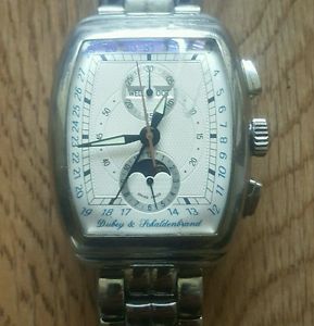 Dubey & Schaldenbrand Gran Crono Astro stainless steel wrist watch