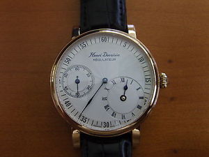 Henri Duvoisin Régulateur No 1 in redgold extremely rare