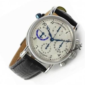 CHRONOSWISS OROLOGIO TORA CHRONOGRAPH DUAL TIME GMT CH-7423