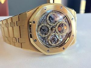 AUDEMARS PIGUET ROYAL OAK PERPETUAL CALENDAR WITH AP SKELETON DIAL