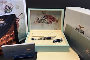 MONTEGRAPPA GRAN TEATRO LA FENICE Limited Edition 18k White Gold Fountain Pen