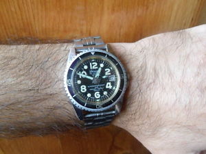 Vintage diver Sicura navy , non funzionante