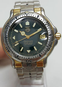 TAG HEUER PROFESSIONAL 6000 18 Kt GOLD AND S/S